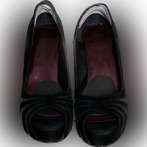 Jessica Simpson Black Size 9 Heels Pre-owned